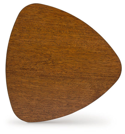 Lyncott - Brown - Occasional Wood Table Set (Set of 3) - Hornell Furniture Outlet