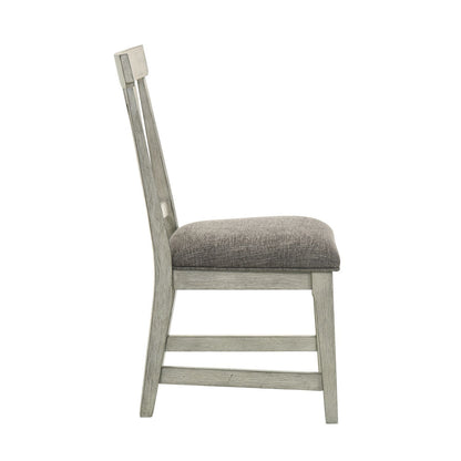 Hallendale - Splat Back Side Chair (RTA) - White - Hornell Furniture Outlet