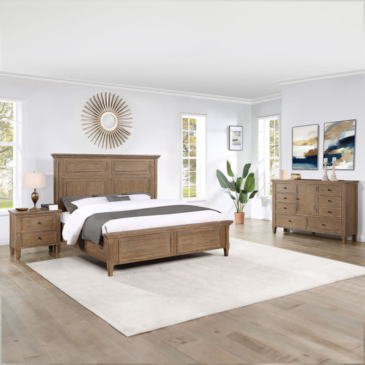 Riverdale - Queen 3 Piece Bedroom Set - Brown - Hornell Furniture Outlet