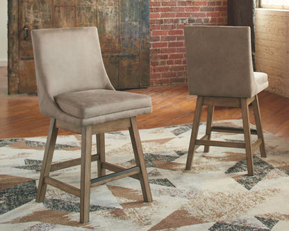 Tallenger - Swivel Barstool (Set of 2) - Hornell Furniture Outlet