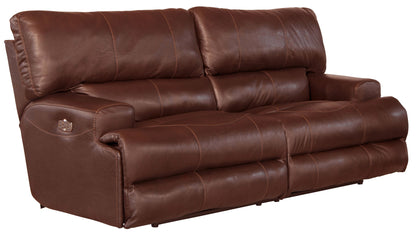 Wembley - Power Headrest With Lumbar Lay Flat Reclining Sofa - Hornell Furniture Outlet