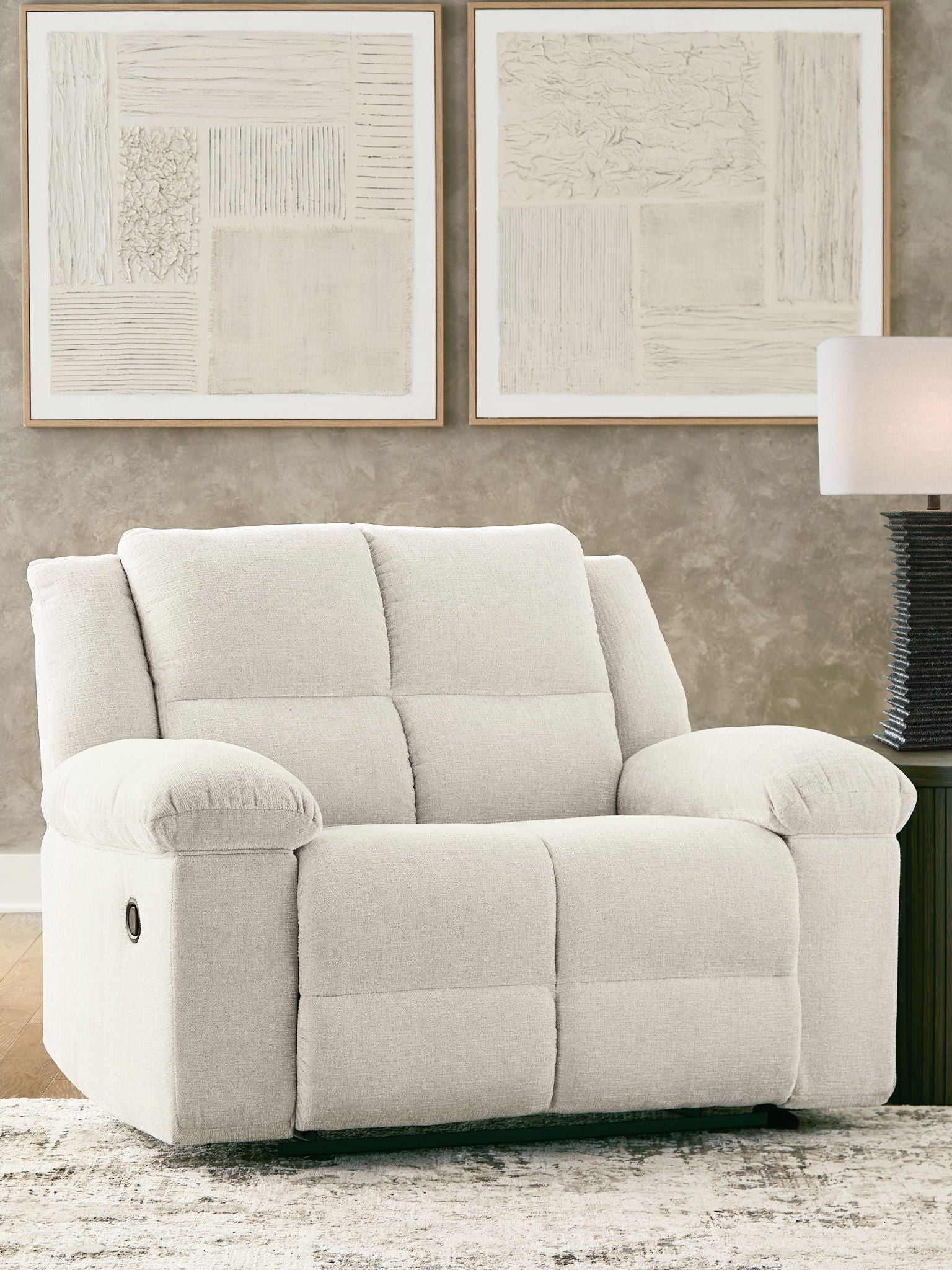Orlen - Zero Wall Wide Seat Recliner - Winter - Hornell Furniture Outlet