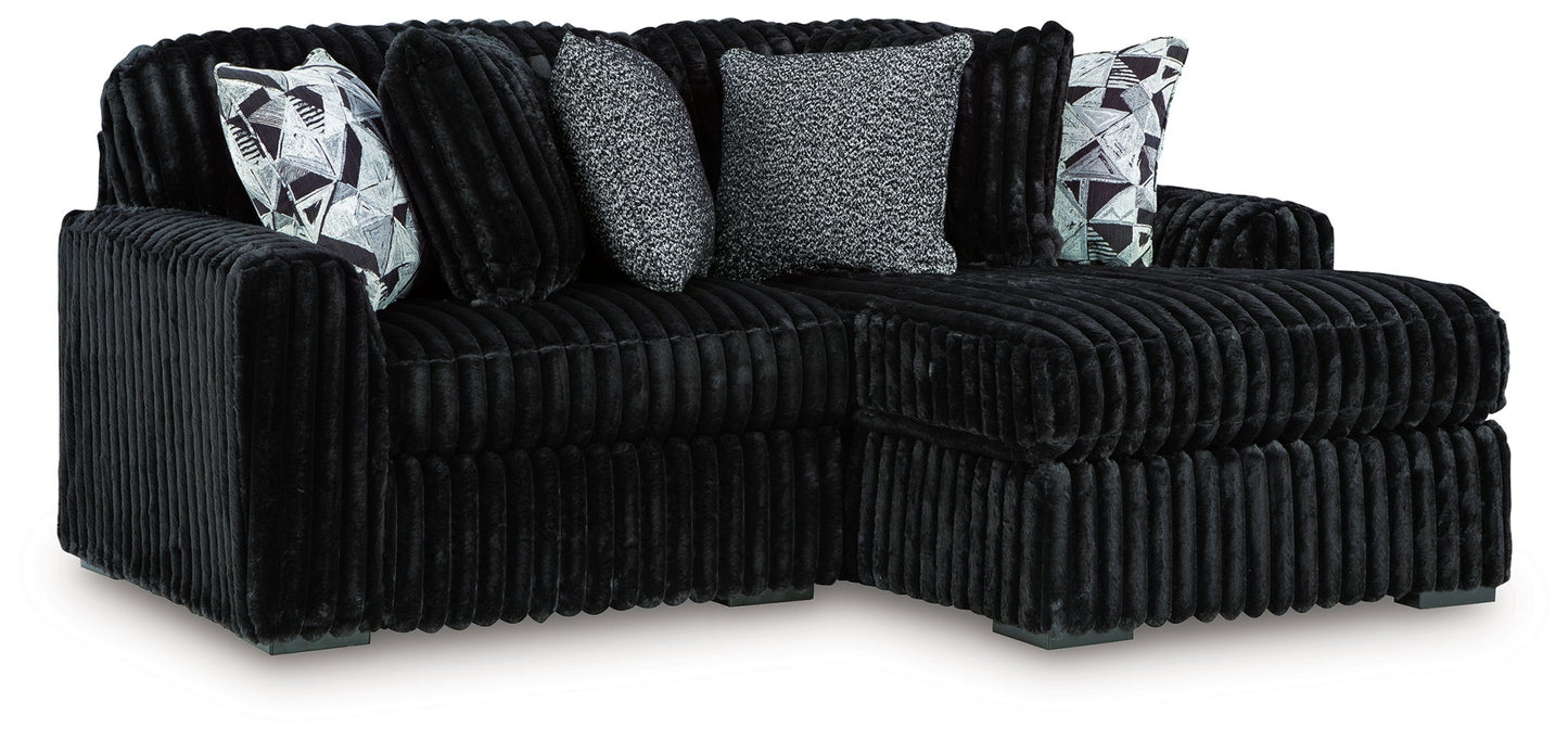 Midnight - Madness - Sectional - Hornell Furniture Outlet