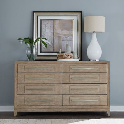 Brentwood - 8 Drawer Dresser - Sandstone - Hornell Furniture Outlet