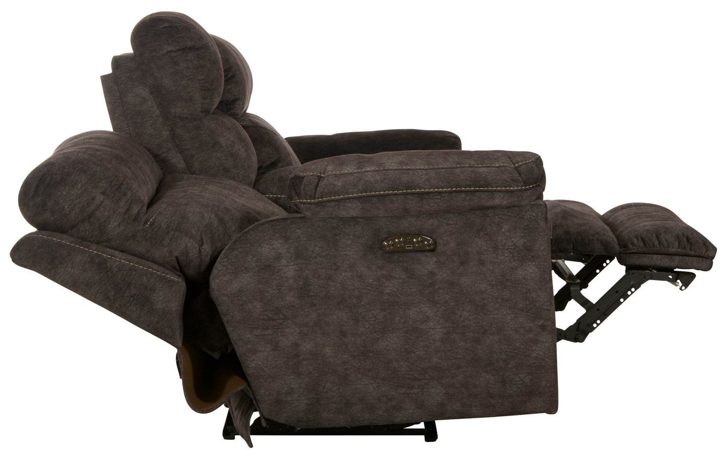 Sedona - Power Headrest Lay Flat Reclining Console Loveseat With Storage & Cupholders - Hornell Furniture Outlet
