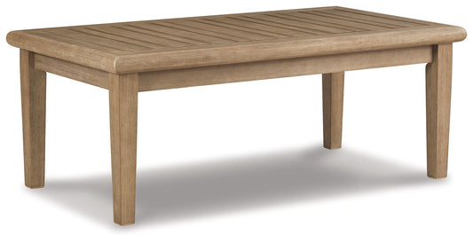 Gerianne - Rectangular Cocktail Table - Brown - Hornell Furniture Outlet