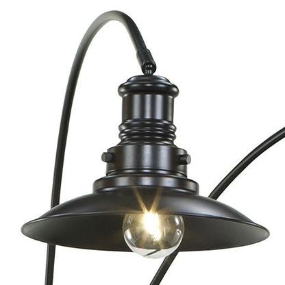 Sheriel - Black - Metal Arc Lamp - Hornell Furniture Outlet