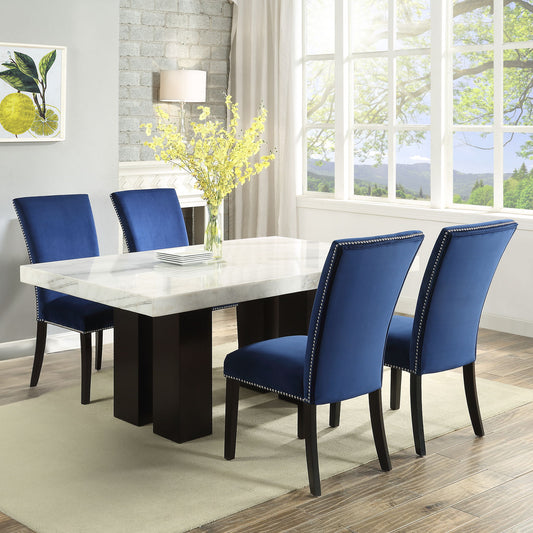 Camila - Rectangular Dining Set - White Top - Hornell Furniture Outlet