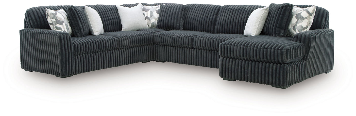 Midnight - Madness - Sectional - Hornell Furniture Outlet