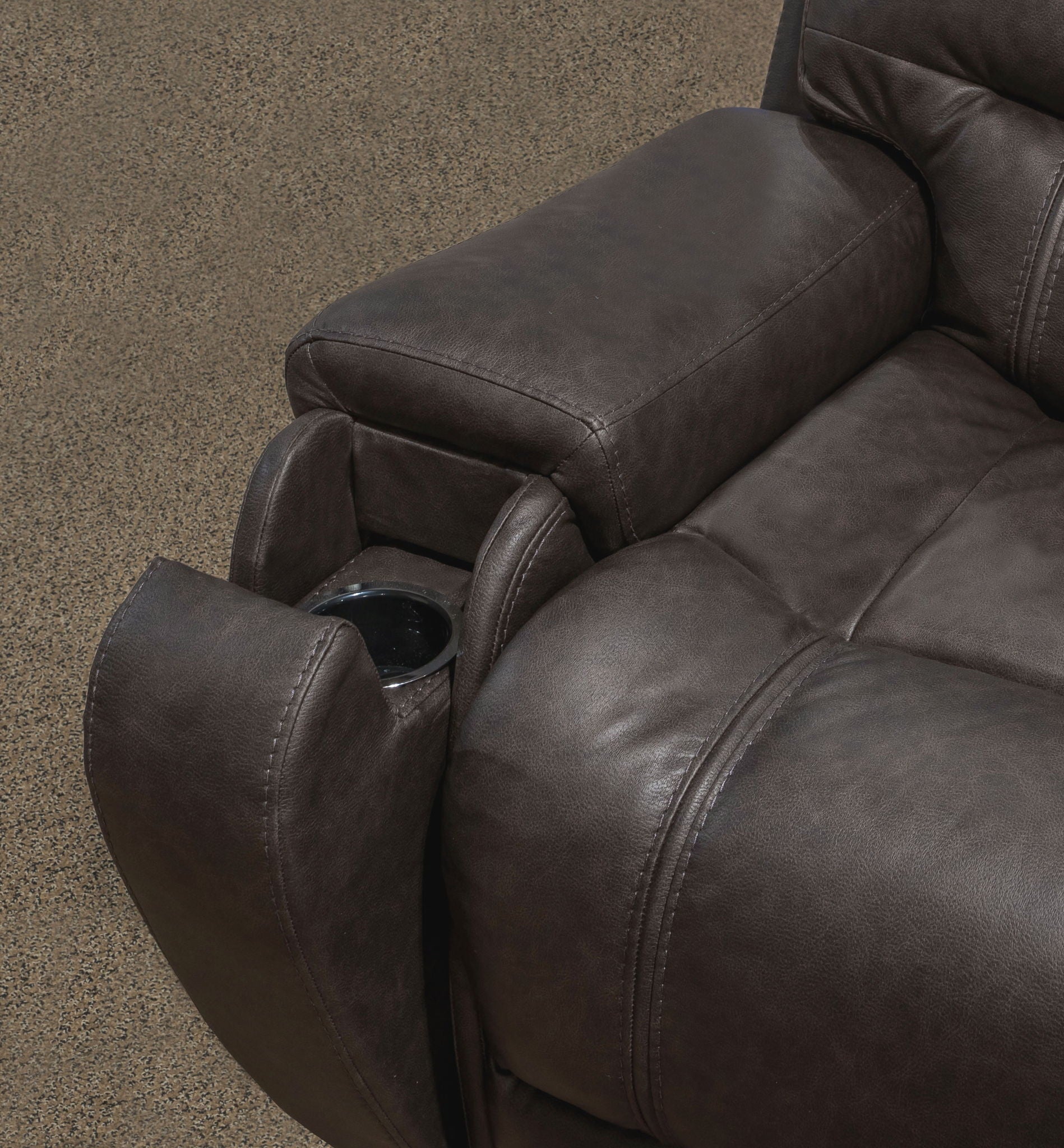 Femley - Smoke - Rocker Recliner - Hornell Furniture Outlet
