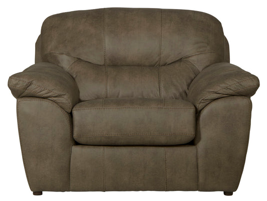 Bradshaw - Chair & 1/2 - Mushroom - Hornell Furniture Outlet