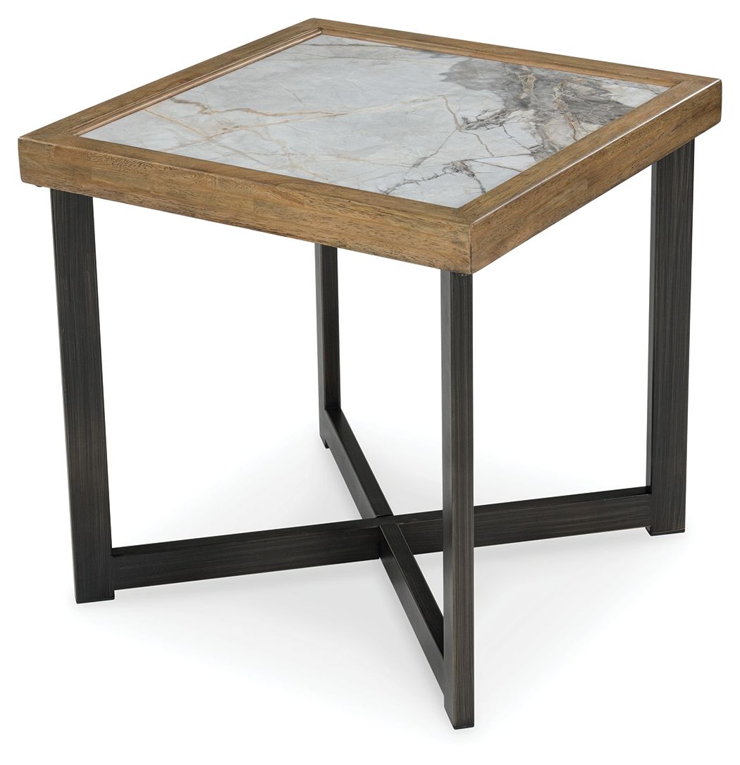 Montia - Multi - Square End Table - Hornell Furniture Outlet