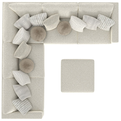 Ritzy - Modular Sofa And Included Cocktail Ottoman - Hornell Furniture Outlet