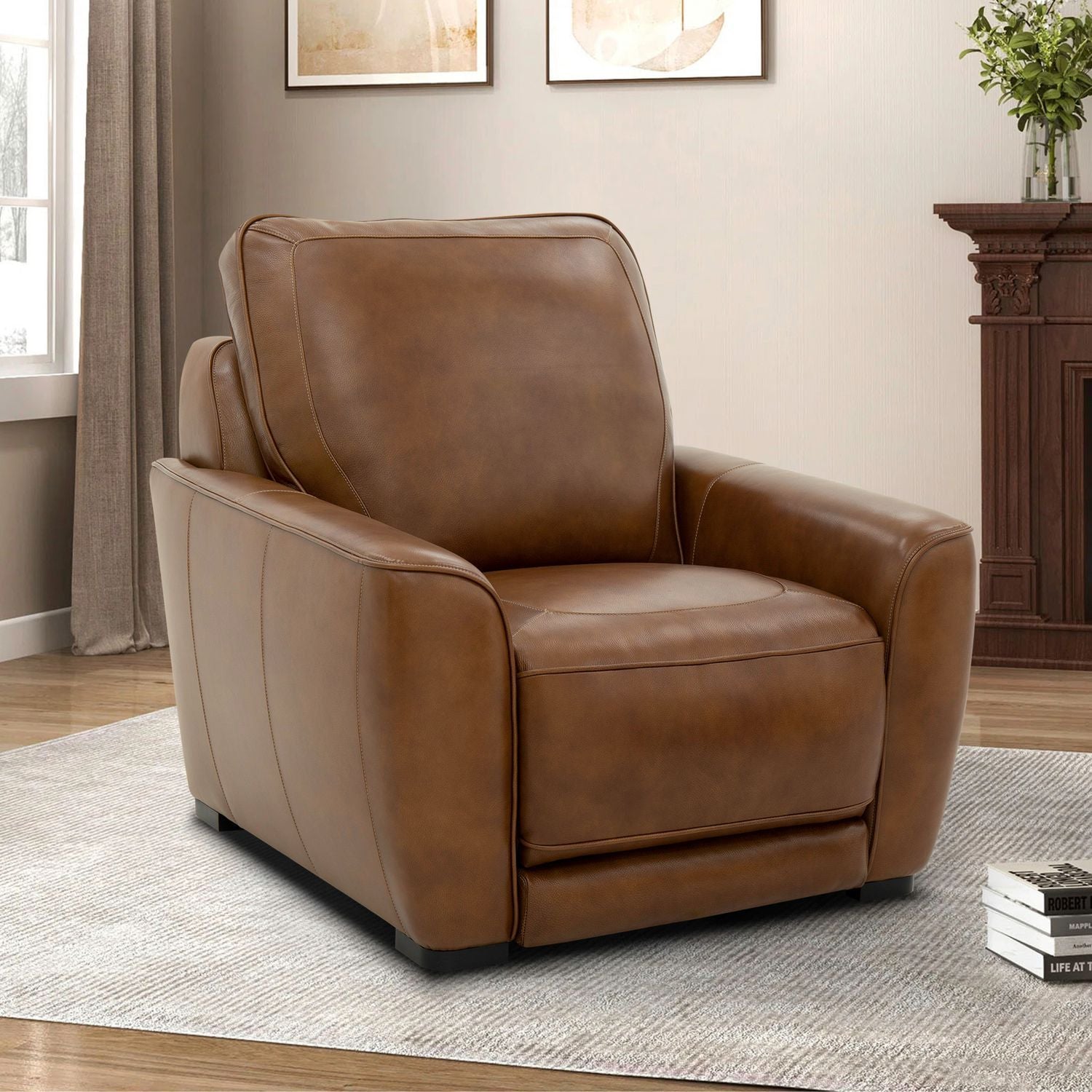 Blake - Recliner P2 - Brown - Hornell Furniture Outlet