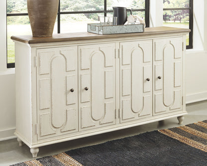Roranville - Antique White - Accent Cabinet - Hornell Furniture Outlet