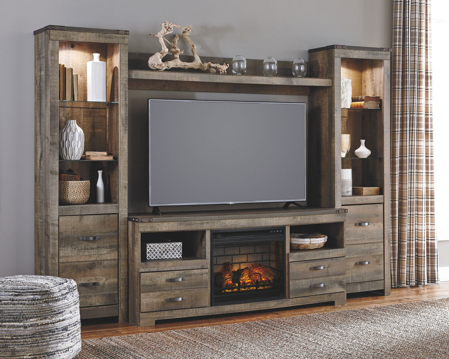 Trinell - Entertainment Center - Hornell Furniture Outlet