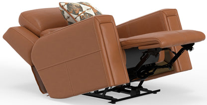 Arezzo - Power Headrest Power Lay Flat Recliner With Zero Gravity/Extended Ottoman