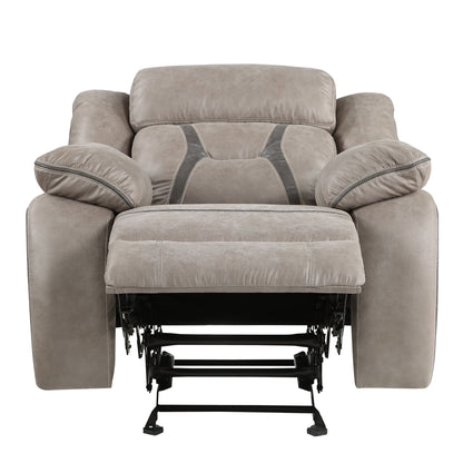 Tyson - Glider Recliner - Pearl Silver - Hornell Furniture Outlet