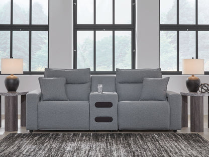 ModMax II - Salt And Pepper - Reclining Sectional - Hornell Furniture Outlet