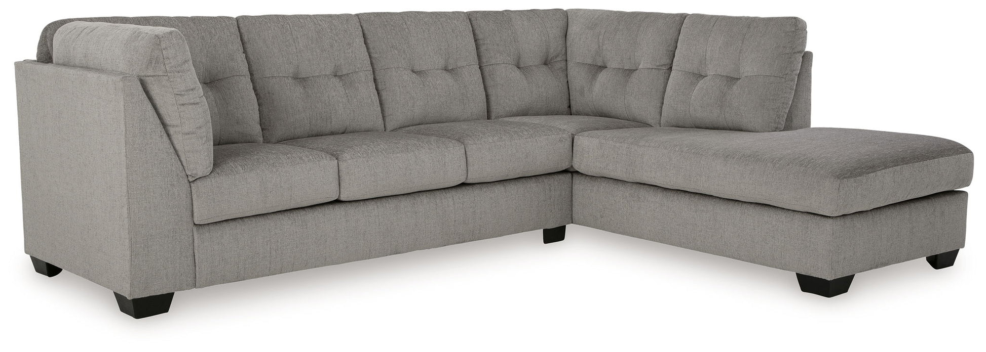 Lanelly - Alloy - 2 - Piece Sectional With Raf Corner Chaise - Hornell Furniture Outlet
