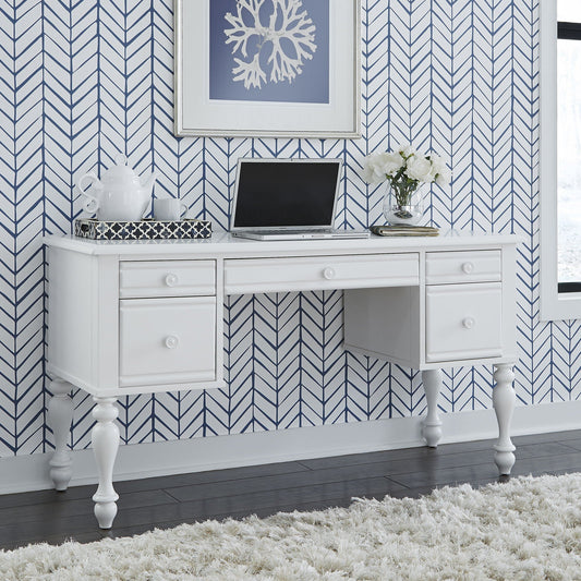 Summer House - Wood Vanity Desk - White - Hornell Furniture Outlet