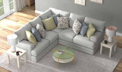 Stockbridge - Sectional With Comfort Coil Seating And 9 Accent Pillows Included - Hornell Furniture Outlet