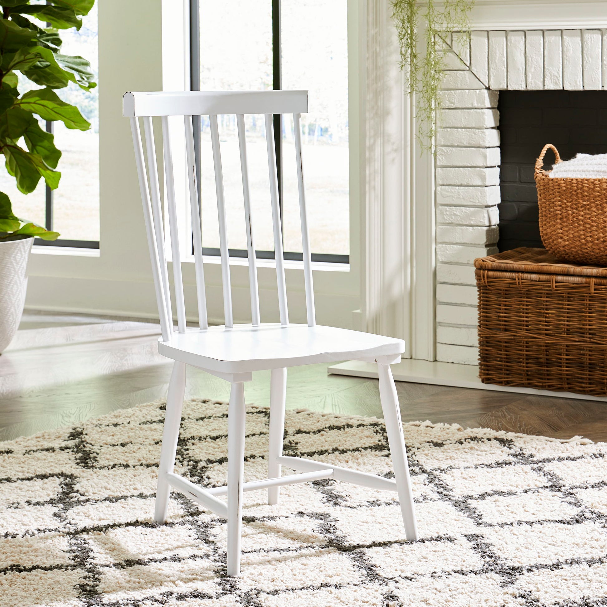 Capeside Cottage - Spindle Back Side Chair - Hornell Furniture Outlet