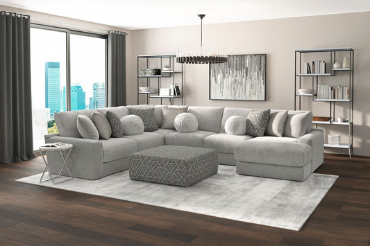 Canyon - Cocktail Ottoman - Zinc - Hornell Furniture Outlet