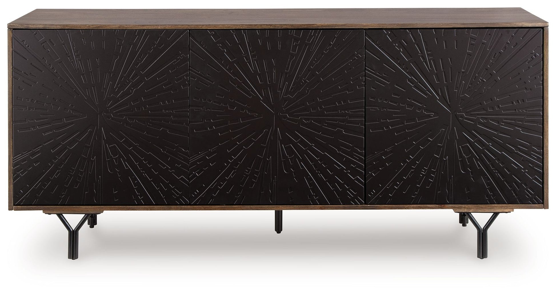 Lavinmont - Multi Brown - Accent Cabinet - Hornell Furniture Outlet