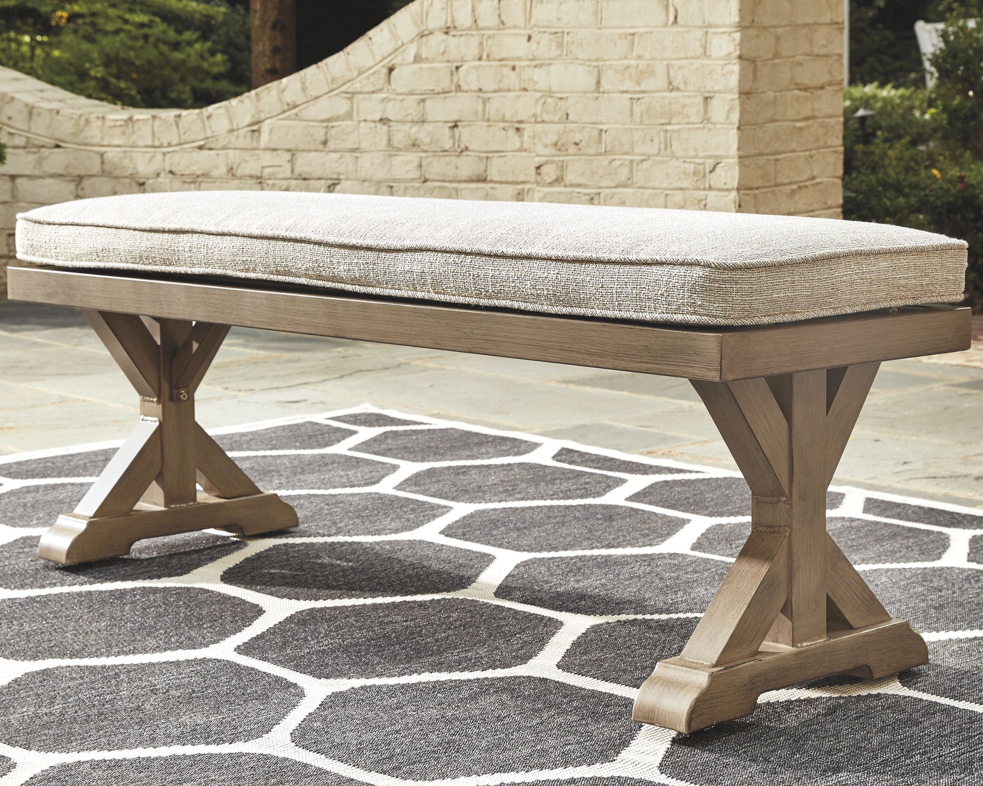 Beachcroft - Bench With Cushion - Hornell Furniture Outlet