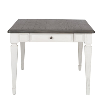 Allyson Park - Rectangular Leg Table - Dark Brown - Hornell Furniture Outlet