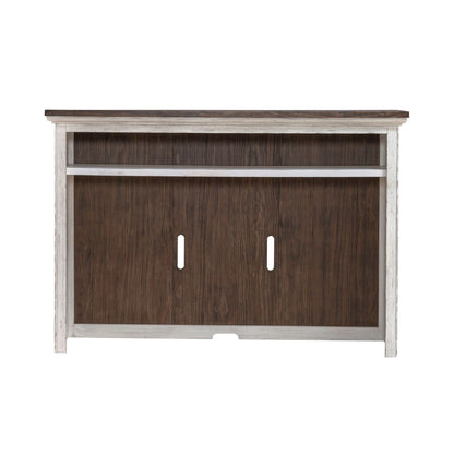 River Place - Entertainment Hutch - White - Hornell Furniture Outlet