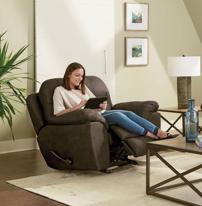 Legend - Glider Recliner - Chocolate - Hornell Furniture Outlet