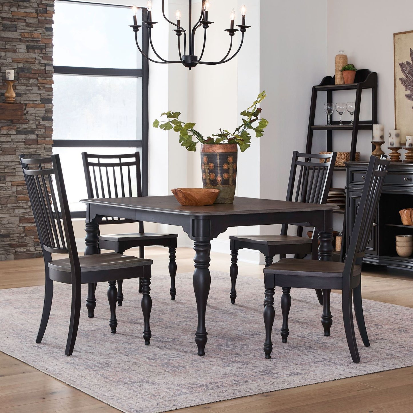 Magnolia Manor - Leg Table Set - Hornell Furniture Outlet