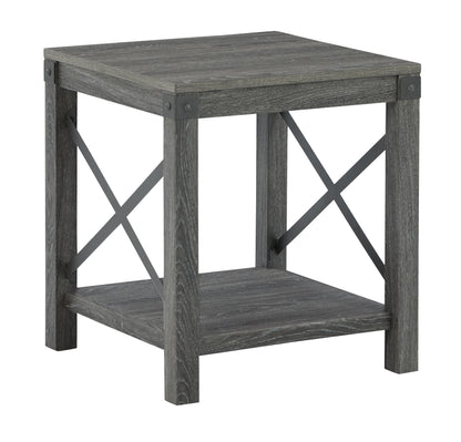 Freedan - Grayish Brown - 3 Pc. - Coffee Table, 2 End Tables - Hornell Furniture Outlet