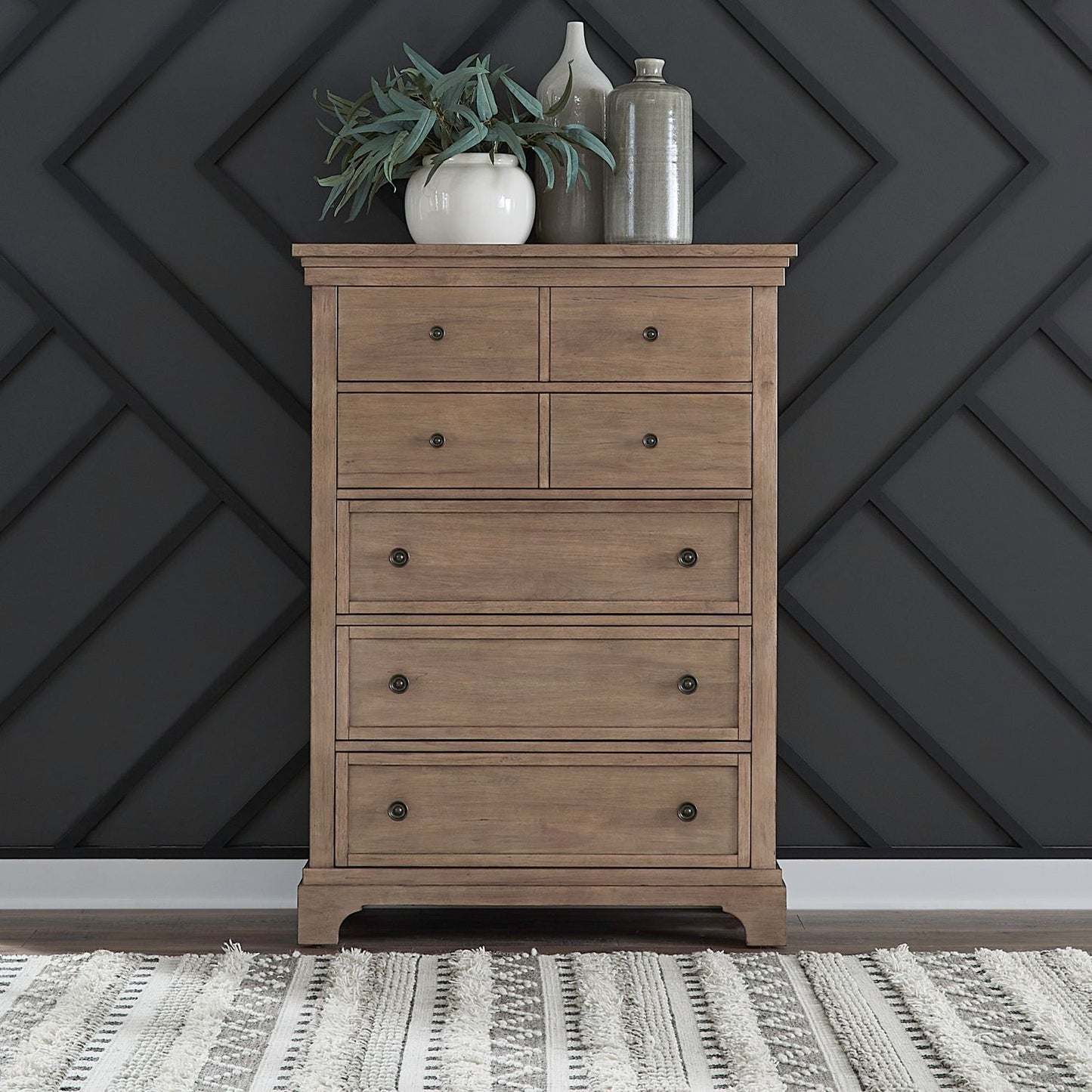 Haven Hills - 5 Drawer Chest - Camel Beige - Hornell Furniture Outlet