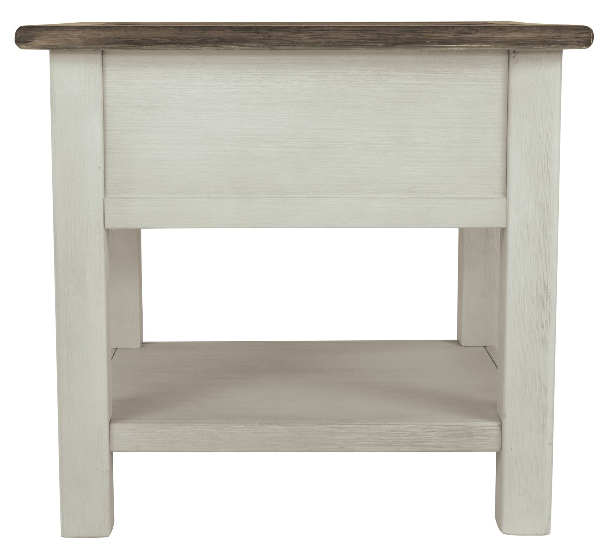 Bolanburg - White / Brown / Beige - Rectangular End Table - Hornell Furniture Outlet