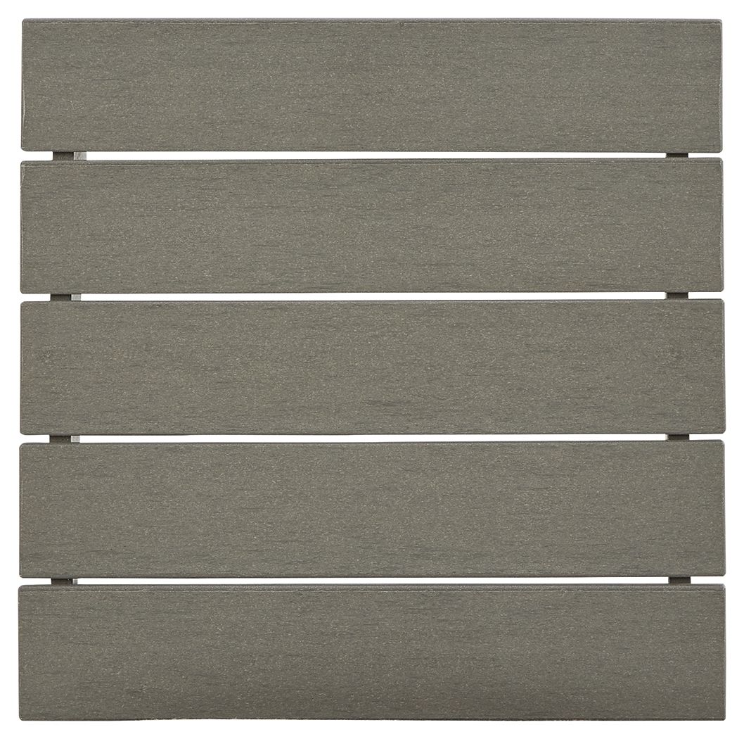 Visola - Gray - Square End Table - Hornell Furniture Outlet