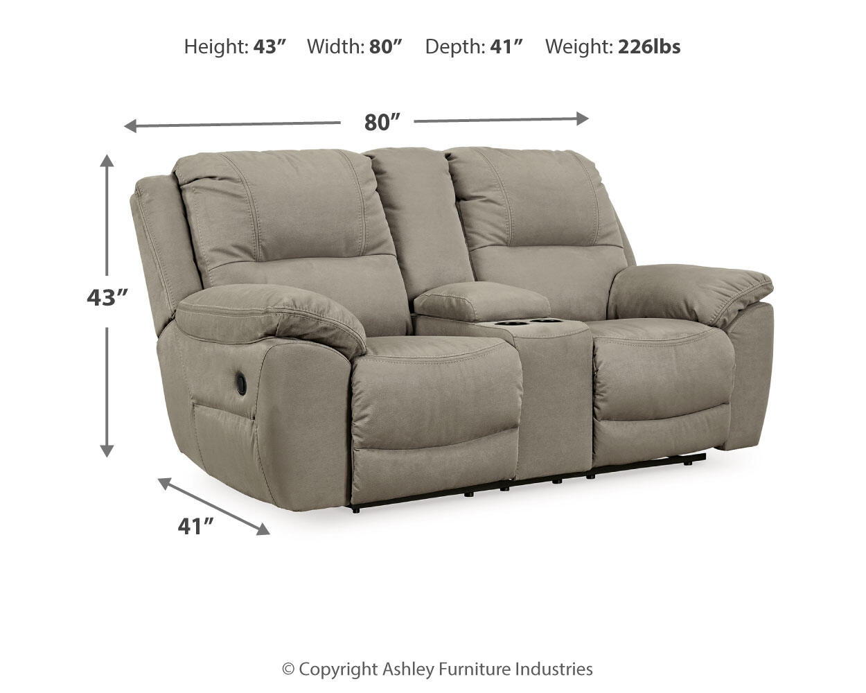 Next - Gen Gaucho - Double Reclining Loveseat - Hornell Furniture Outlet