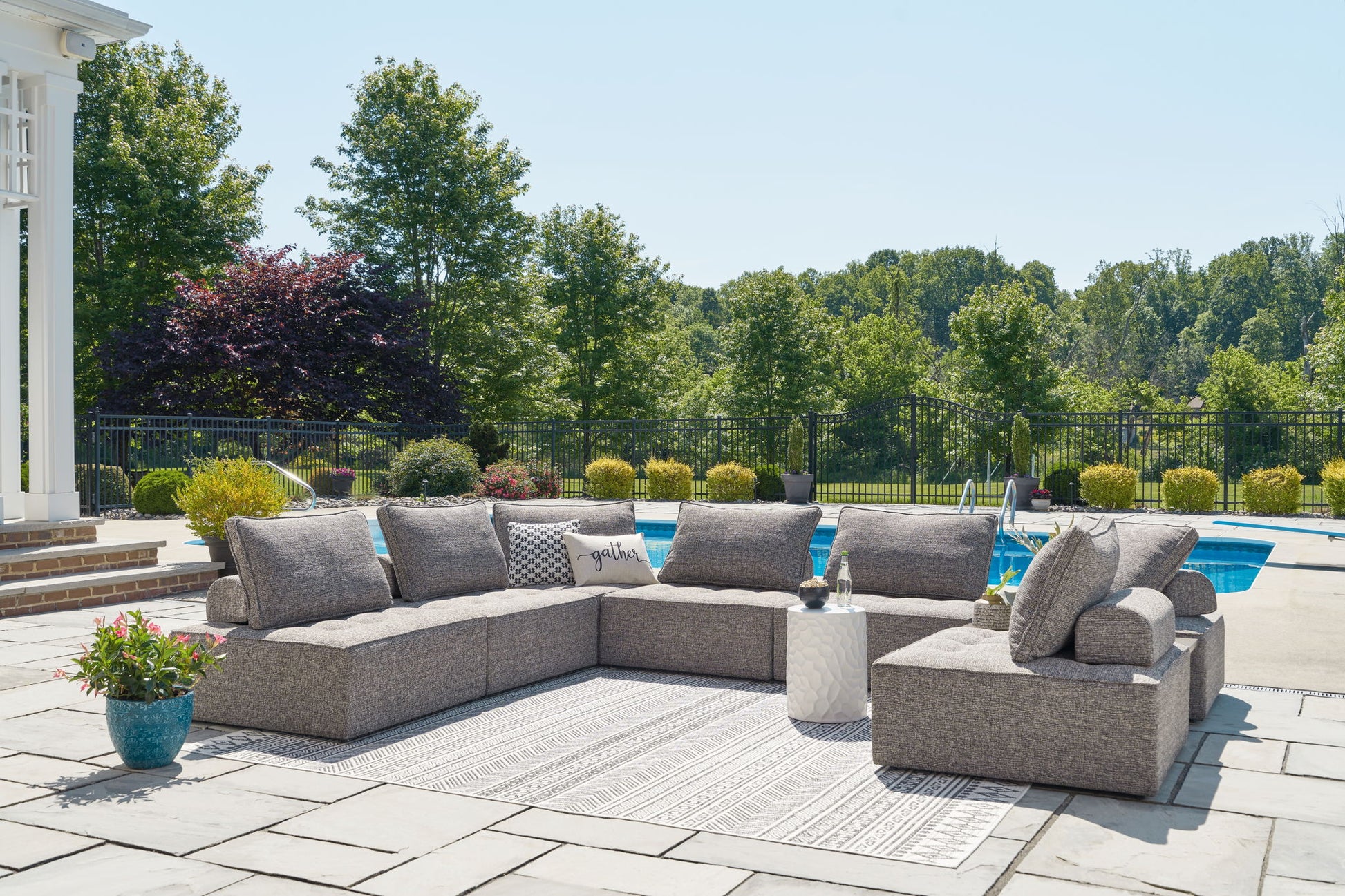 Bree Zee - Outdoor Sectional - Hornell Furniture Outlet