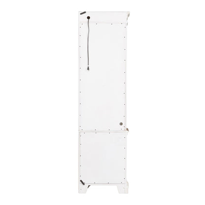 Magnolia Manor - Left Pier - White - Hornell Furniture Outlet