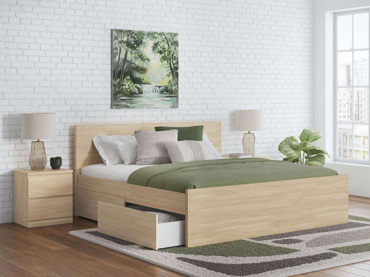 Onita - Panel Platform Bed - Hornell Furniture Outlet