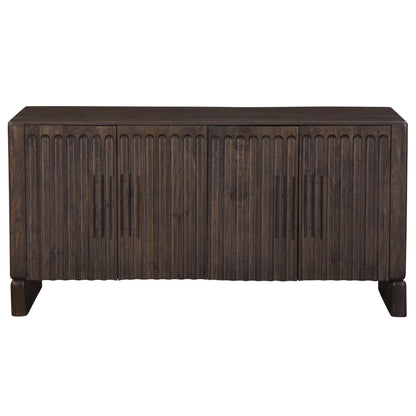 Norvell - 4 - Door Sideboard - Brown - Hornell Furniture Outlet