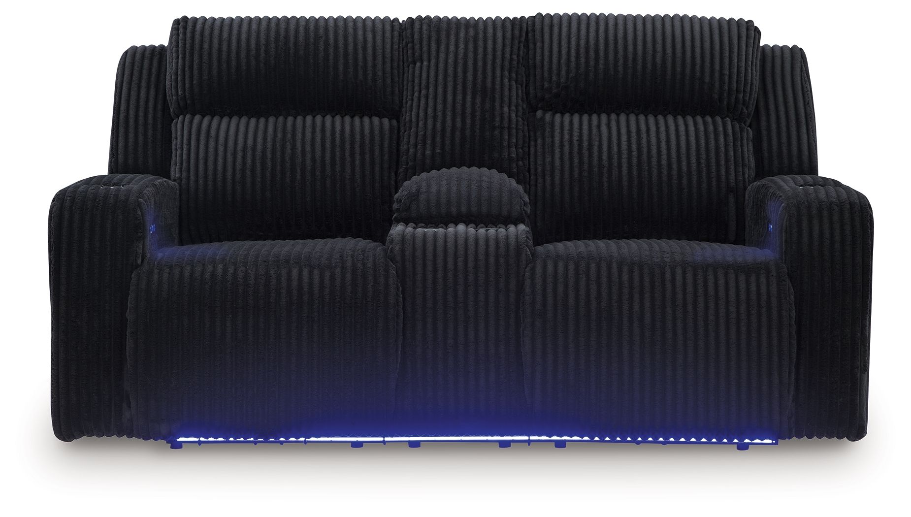 Forest Lake - Power Reclining Loveseat With Console / Adj Headrest - Hornell Furniture Outlet