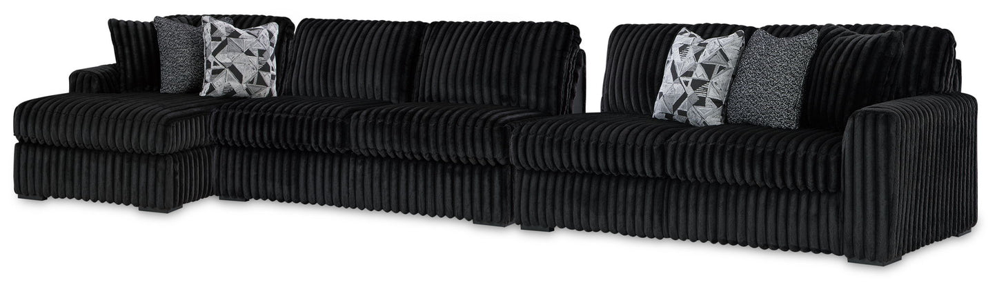 Midnight - Madness - Sectional - Hornell Furniture Outlet