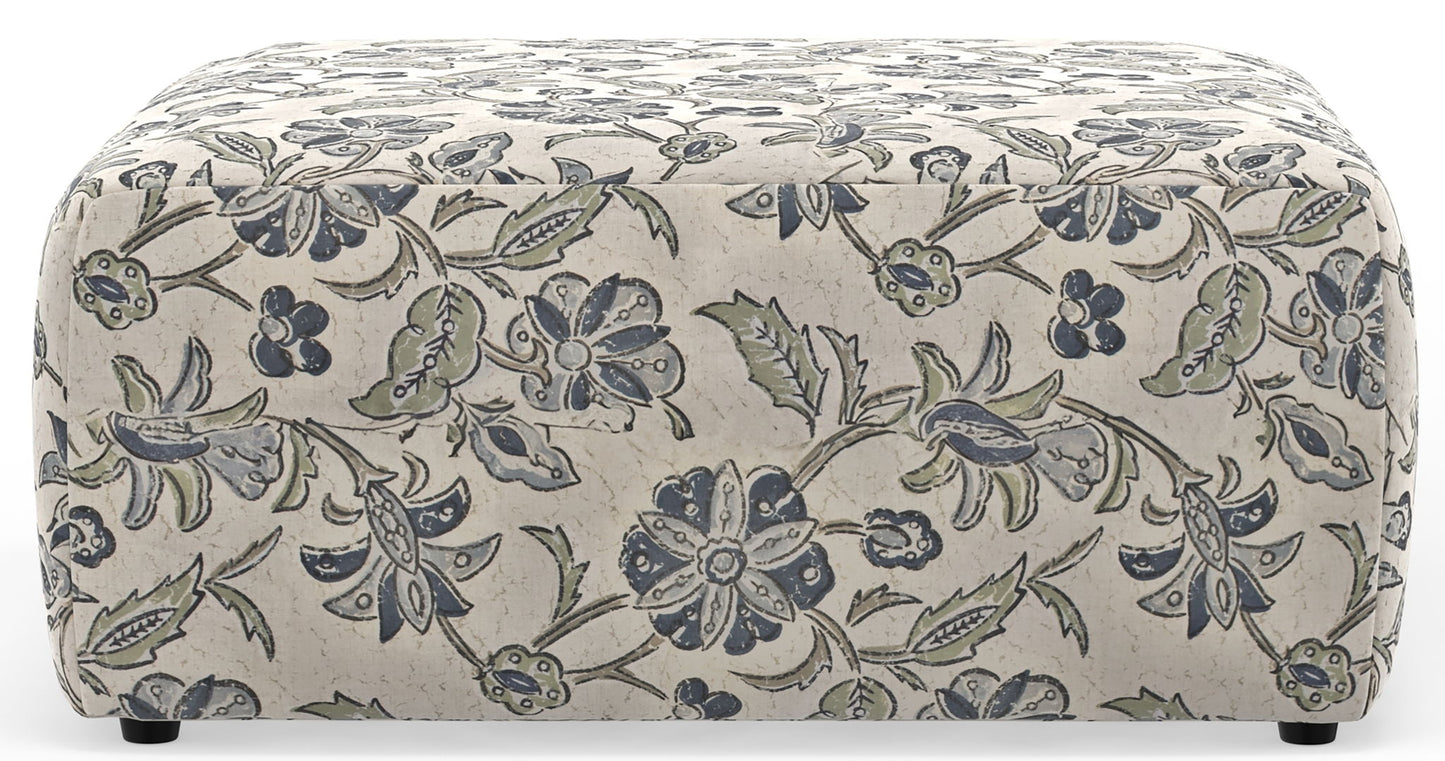 Stockbridge - Cocktail Ottoman - Denim - Hornell Furniture Outlet