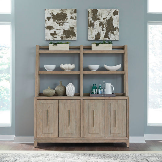 Brentwood - Sideboard & Hutch - Brown - Hornell Furniture Outlet
