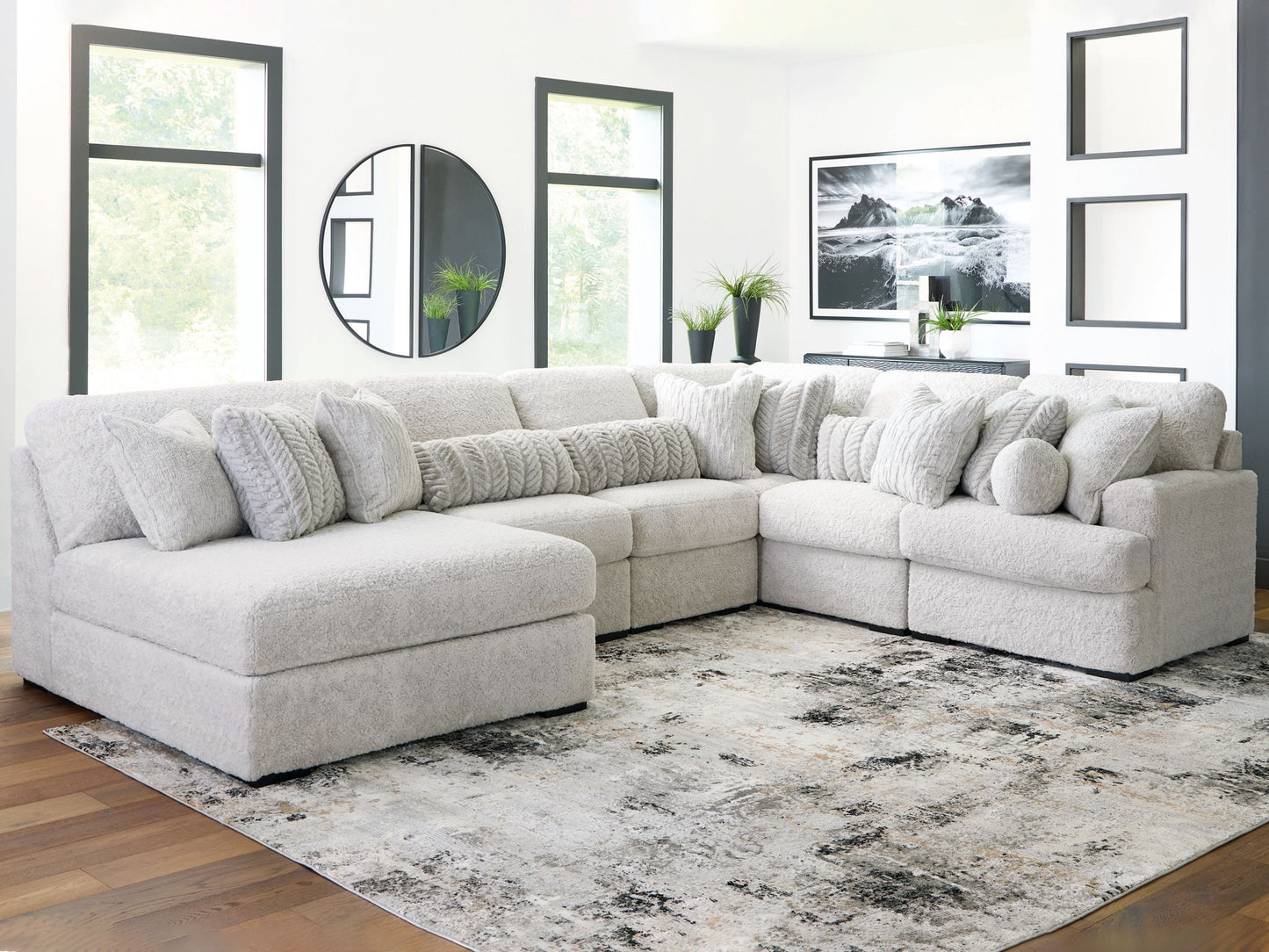 Cuddle Plush - Sectional - Hornell Furniture Outlet