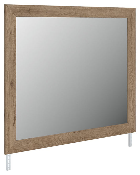 Oliandon - Bedroom Mirror - Light Brown - Hornell Furniture Outlet