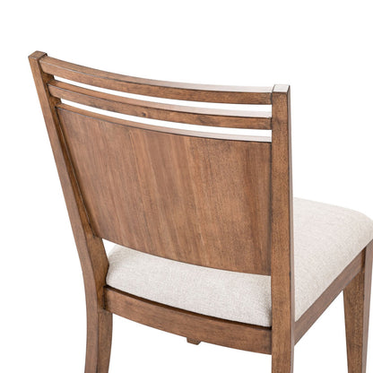 Shaker Lakes - Panel Back Side Chair (RTA) - Harvest Brown - Hornell Furniture Outlet